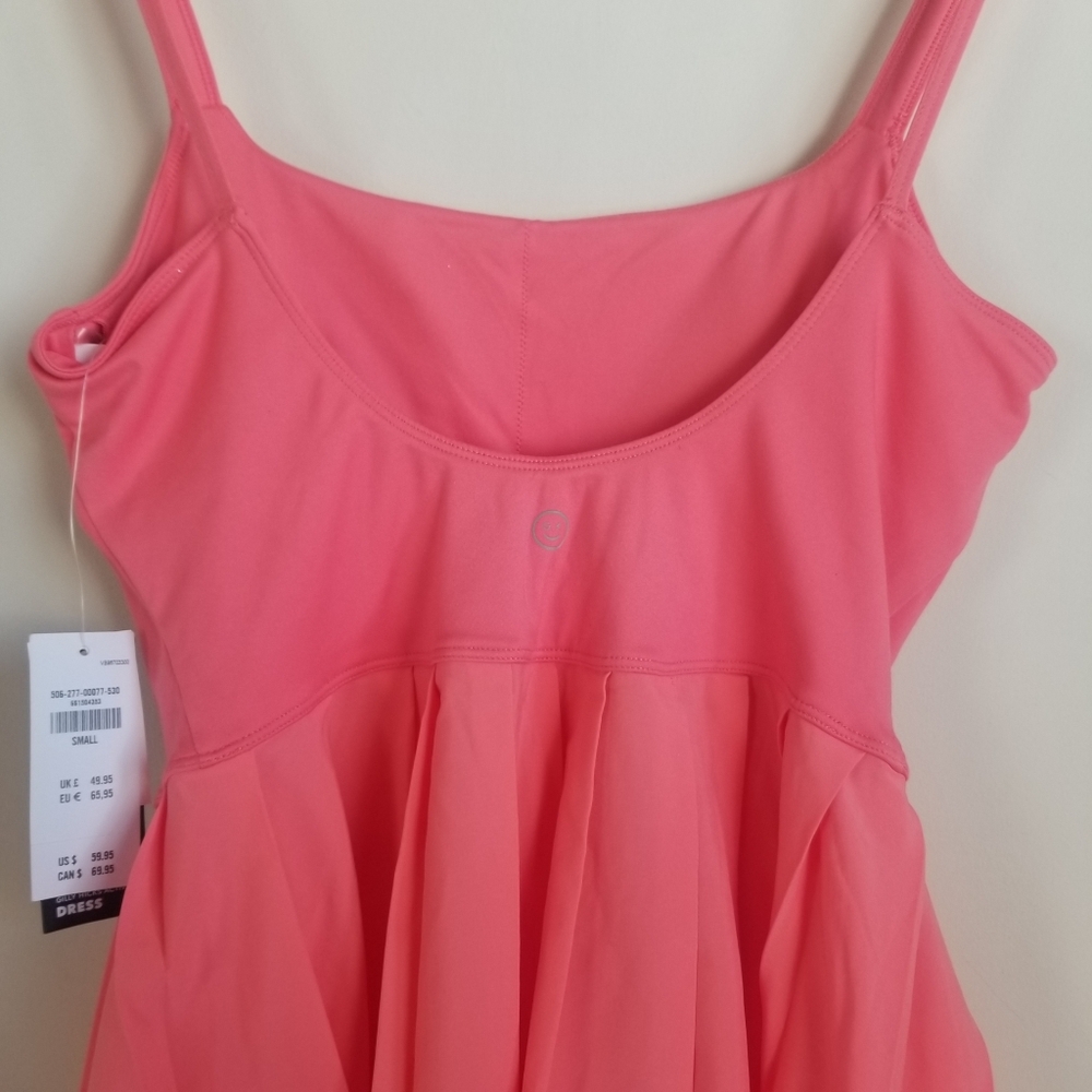 Gilly Hicks Active Pleated Dress Built-In Shorts Small NWT - Picture 8 of 10